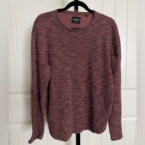 ONLY & SONS Men’s Burgundy Crewneck Sweater